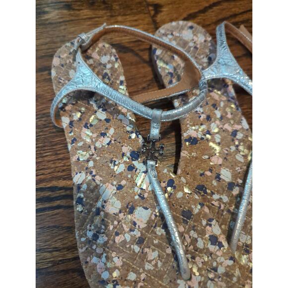 Tory Burch Marion T Strap Sandals - Picture 3 of 5